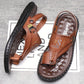 👞 47% RABATT! 🌿 Atmungsaktive Outdoor-Sandalen aus Weichem Leder in Übergrößen für Herren – Bequeme Passform, Rutschfeste Sohle & Ideal Für Lange Spaziergänge 🚶‍♂️