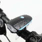 2-in-1 wiederaufladbares Fahrradlicht mit Hupe