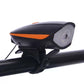 2-in-1 wiederaufladbares Fahrradlicht mit Hupe
