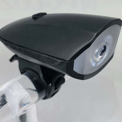 2-in-1 wiederaufladbares Fahrradlicht mit Hupe