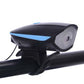 2-in-1 wiederaufladbares Fahrradlicht mit Hupe