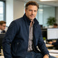 🧥 LIMITED-TIME 50% RABATT! ✨ Herren Stehkragen-Jacke – Mit Karomuster-Futter, Reißverschlusstaschen 🍂