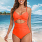 ⏰🔥 DEIN NEUER SOMMER-LIEBLING. Women's Solid Ribbed Cutout-Front Shaping Swimsuit – der perfekte Mix aus Style & Funktion. Die Ripp-Struktur schmeichelt jeder Figur, der Cutout setzt Akzente. Für Strand, Pool & heiße Tage. 👙🌊