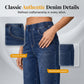 👖 LIMITED-TIME 50% RABATT! ✨ Weite Damen-Crop-Jeans mit Gummibund – Bequem, Weitbeinig, Denim 🍂