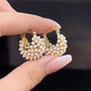 💥👂 PEARL HOOPS – ABER ANDERS. Faux Pearl Basket Hoop Earrings. Ein Körbchen voller Eleganz. Leicht, zeitlos & immer eine gute Idee. Für Büro, Date & Feier. ⚡✨