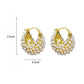 💥👂 PEARL HOOPS – ABER ANDERS. Faux Pearl Basket Hoop Earrings. Ein Körbchen voller Eleganz. Leicht, zeitlos & immer eine gute Idee. Für Büro, Date & Feier. ⚡✨