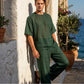 Herren 2-teiliges Set – T-Shirt & weite Hose 👕👖 stylisch, bequem & modern ✨