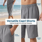 Herren-Leinenhemd-und-Freizeithose-Set