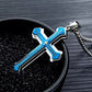 ✝️⏰ Herren-Vaterunser-Kreuz-Halskette – 50% RABATT! Edelstahl, robust & perfekt als Glaubenssymbol oder Geschenk ✨