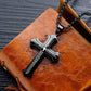 ✝️⏰ Herren-Vaterunser-Kreuz-Halskette – 50% RABATT! Edelstahl, robust & perfekt als Glaubenssymbol oder Geschenk ✨
