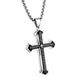 ✝️⏰ Herren-Vaterunser-Kreuz-Halskette – 50% RABATT! Edelstahl, robust & perfekt als Glaubenssymbol oder Geschenk ✨