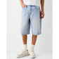 Lässige Jeansshorts für Herren mit weitem Bein