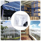 Schwerlast-Schutzplane – wetterfest, transparent & 14 Mil stark – ideal für Bau, Garten & Outdoor – reißfest & langlebig🛡️🌧️