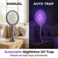 🔥【Limitierte Auflage – 50 % Rabatt】✨Mosquito Zapper – Elektrischer 2-in-1-Mückenklatscher, wiederaufladbarer USB-Insektenklatscher mit 3000 V und drehbarem Kopf, elektrischer Mückenschutz für Haus/Balkon/Garten/Camping
