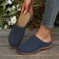 👡 50% RABATT! 🌸 Damen perforierte Slip-On Plateau-Pantoletten – Leicht, belüftet & perfekt für warme Tage – ideal für Zuhause, Strand oder schnelle City-Spaziergänge 🏖️