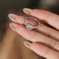 Eleganter Silberring mit Herz & Schleife – zart, funkelnd & feminin – ideal für den Alltag oder als romantisches Geschenk💍🎀