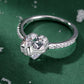 Eleganter Silberring mit Herz & Schleife – zart, funkelnd & feminin – ideal für den Alltag oder als romantisches Geschenk💍🎀