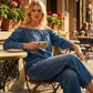 👖 🌬️ Off-Shoulder Denim-Jumpsuit mit weitem Bein – Lässiger Look, luftiger Schnitt & perfekt für Sommer und Urlaub ✨