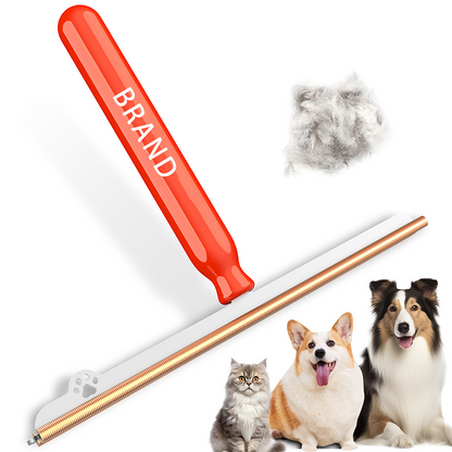 🧹 🐾 Langstieliger Tierhaarentferner für Teppiche – Mühelos, wiederverwendbar & perfekt für Haus und Auto ✨