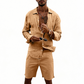 👔 NUR FÜR KURZE ZEIT 50% RABATT! ✨ Herren-Leinenhemd & Shorts Set – Lässig, Sommerlich, Luftig ✨