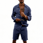 👔 NUR FÜR KURZE ZEIT 50% RABATT! ✨ Herren-Leinenhemd & Shorts Set – Lässig, Sommerlich, Luftig ✨