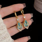 💎💧 Himmelblaue Tropfen-Creolen mit Drop-Effekt – elegante Hänger für Damen – Leichte, funkelnde Ohrringe für den täglichen Chic oder besondere Anlässe ✨