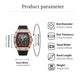 ⌚Limitierte Auflage – 55 % Rabatt！✨Luxuriöse Herrenuhr in Tonnenform mit Strassverzierung