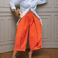 👖 LIMITIERTES ANGEBOT: 50% RABATT! ✨ Damen faltbare weit geschnittene Hosen – verkürzt, elastische Taille, 7 Farben 🍁