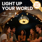 Solar-Campinglampe mit 20 m LED-Streifen