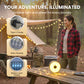 Solar-Campinglampe mit 20 m LED-Streifen