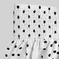 Schulterfreier Damen-Zweiteiler mit Polka Dot