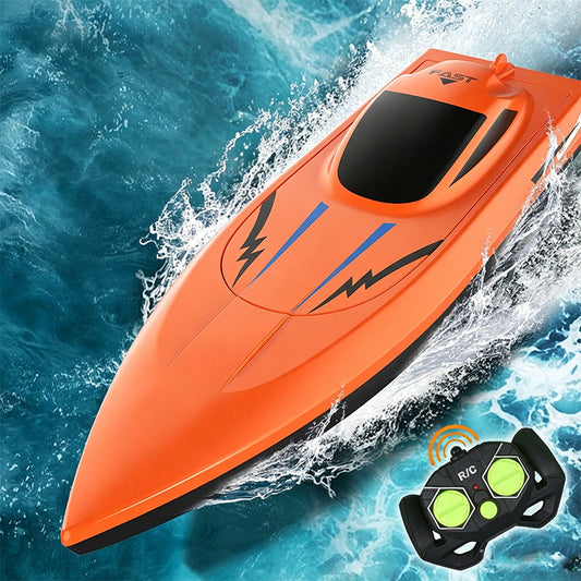 🚤 ⚡ 2.4G Hochgeschwindigkeits-Fernboot mit Dual-Motoren – Schnell, wendig & langlebig 🎮 ✨