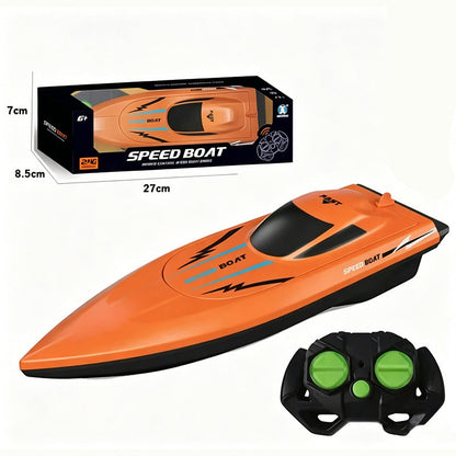 🚤 ⚡ 2.4G Hochgeschwindigkeits-Fernboot mit Dual-Motoren – Schnell, wendig & langlebig 🎮 ✨