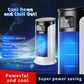 🧊🔌 Kompakter USB-Tischventilator mit Wasserkühlung, Energiesparender Kühlventilator für Innenräume aller Art