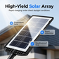 Solarbetriebene Straßenlaterne mit Bewegungssensor – wasserdicht nach IP67, 240°-Ausleuchtung & langlebige LFP-Batterie ☀️🔍
