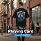 Herren-T-Shirt mit Spielkartenmotiv