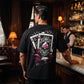 Herren-T-Shirt mit Spielkartenmotiv
