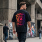 Herren-T-Shirt mit Spielkartenmotiv