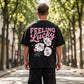 Herren-T-Shirt mit Spielkartenmotiv