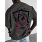 Herren-T-Shirt mit Spielkartenmotiv