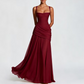 🌞 50 % RABATT AKTUELL GÜLTIG! ✨ Gelbes drapiertes Abend-Maxikleid – Schmeichelnde Taillierung, weich fallendes Material und edler Look für Partys & Urlaub 🌟