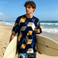 Herren-T-Shirt mit geometrischem 3D-Print