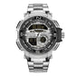 Multifunktionale Herren Sportuhr ⌚ Dual-Zeit, Stoppuhr & Wasserdichtes Design