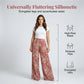 👖 🌸 Damens Palazzo-Hose mit Blumenprint & weitem Bein – Bequem, luftig & perfekt für warme Tage ✨