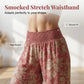 👖 🌸 Damens Palazzo-Hose mit Blumenprint & weitem Bein – Bequem, luftig & perfekt für warme Tage ✨