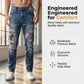 👖 🔥 Herren Patchwork Destroyed Jeans – Robust, lässig & mit individuellem Used-Look ✨