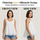 ⏰ 50 % RABATT – Nur für kurze Zeit ✨ Elegantes Tanktop mit Spitzen-Trägern und Punktmuster
