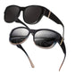 ⏰ Nur noch heute 50% Rabatt! 🕶️ Damen übergroße polarisierte Überbrillen Sonnenbrille | Modischer großer Rahmen, passt über jede Korrekturbrille für Autofahren, Urlaub & Stadtspaziergänge ✨