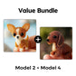 🎨🐶 Colorful Beaded 3D Dog Model Kit – 50% RABATT! Bunte Perlen, 3D-Design, kreativer Bastelspaß für Groß & Klein. 🔥✨