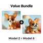 🎨🐶 Colorful Beaded 3D Dog Model Kit – 50% RABATT! Bunte Perlen, 3D-Design, kreativer Bastelspaß für Groß & Klein. 🔥✨